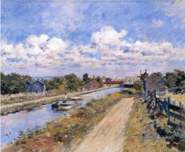Sur la série Canal Canal de Port Ben Théodore Robinson Peinture à l'huile